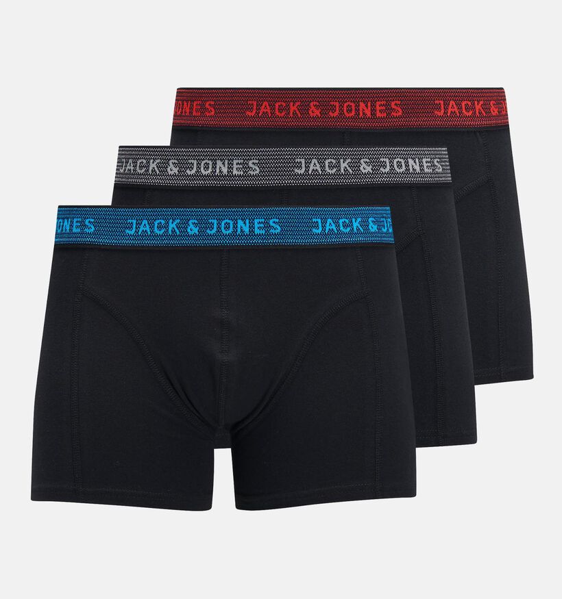 Jack & Jones Jacwaistband Trunks 3-Pack Boxershorts en Noir pour hommes (343585)