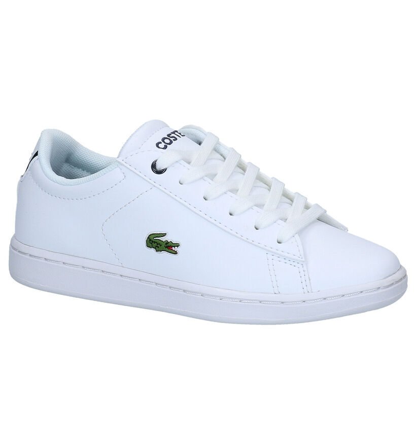 Lacoste Carnaby Evo Chaussures à lacets en Blanc en cuir (289809)