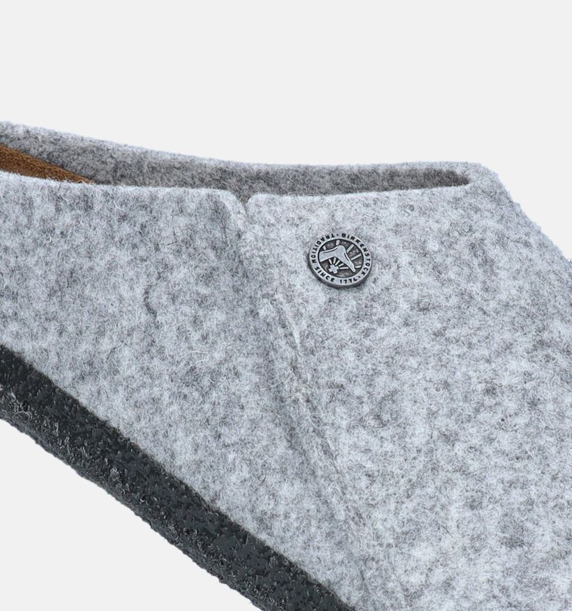 Birkenstock Zermatt Standard Grijze Pantoffels voor heren (344040)