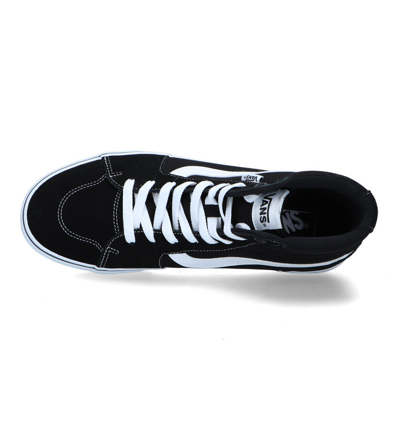 Vans Filmore Hi Baskets de skate en Noir pour hommes (328235)