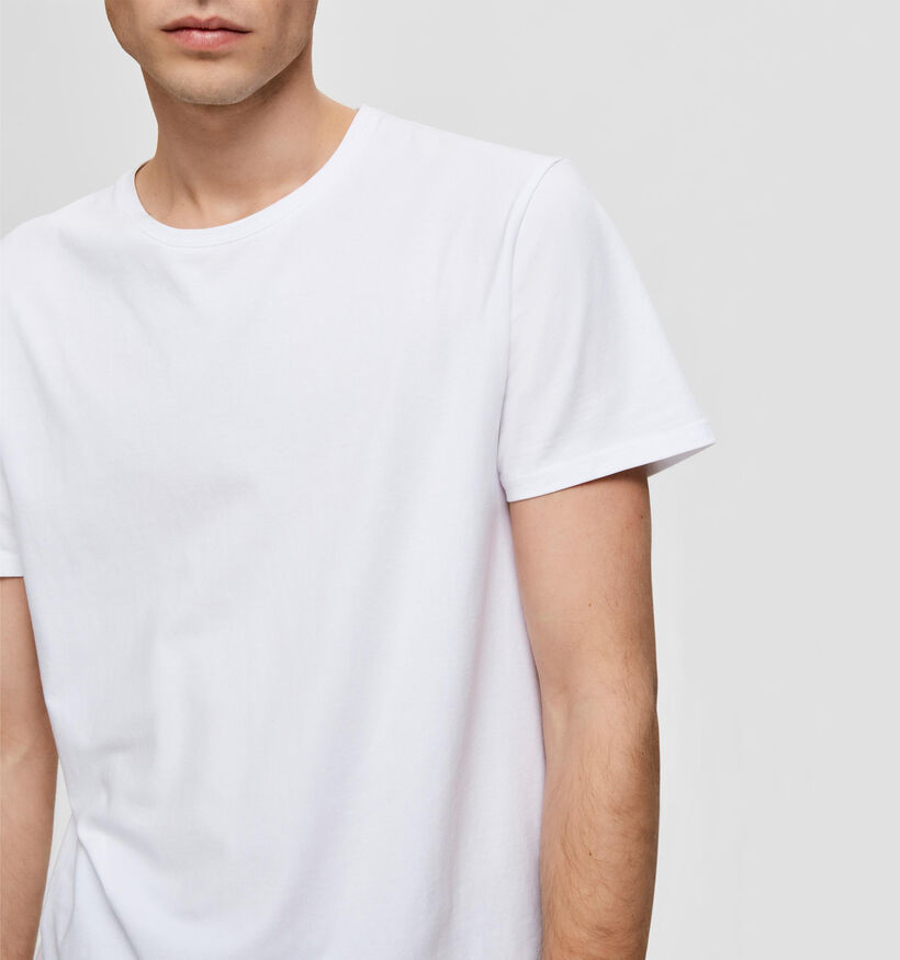 Selected Homme 3 Pack Witte T-shirts (281406)