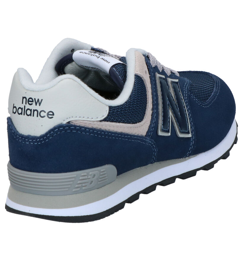 New Balance GC574 Blauwe Sneakers in daim (276823)
