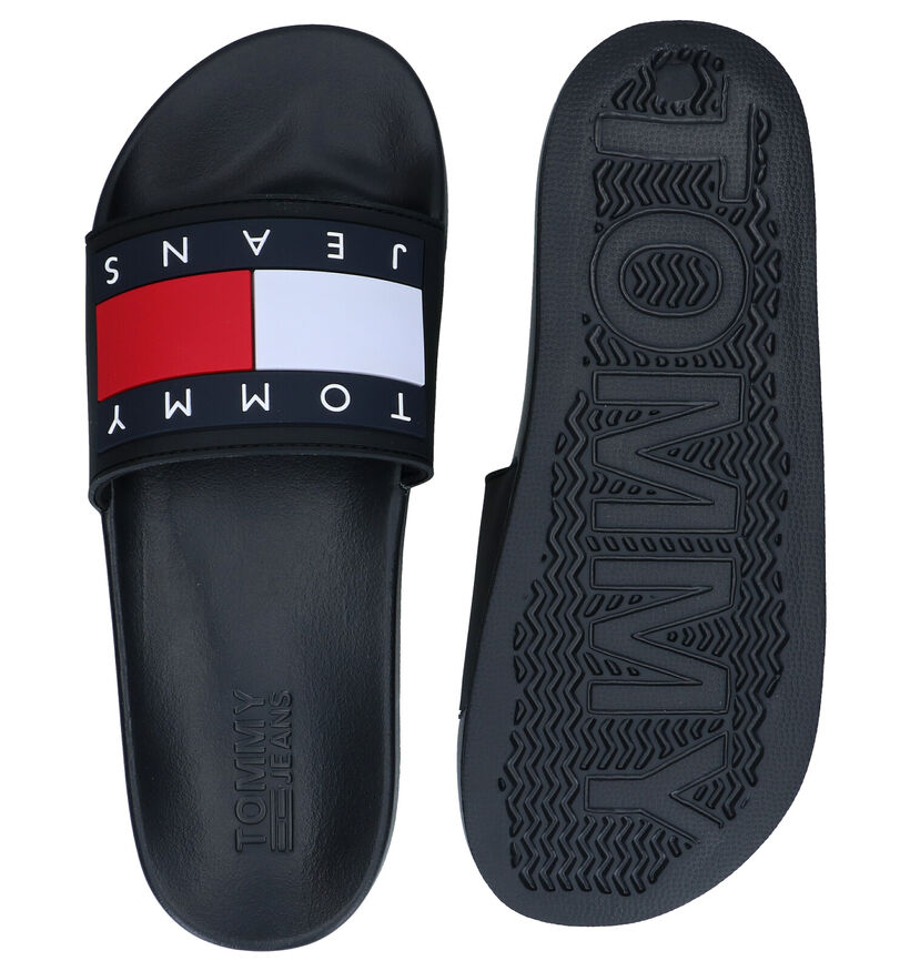 Tommy Hilfiger Blauwe Badslippers in kunststof (285341)