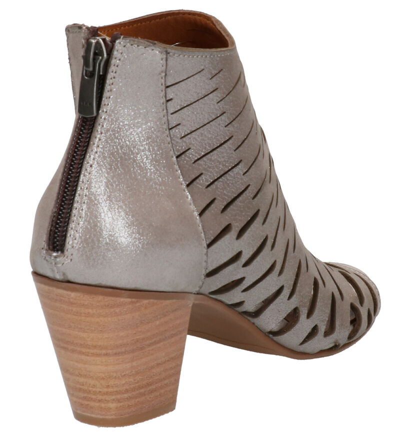 Baboos Sandales à talons en Taupe en nubuck (276061)