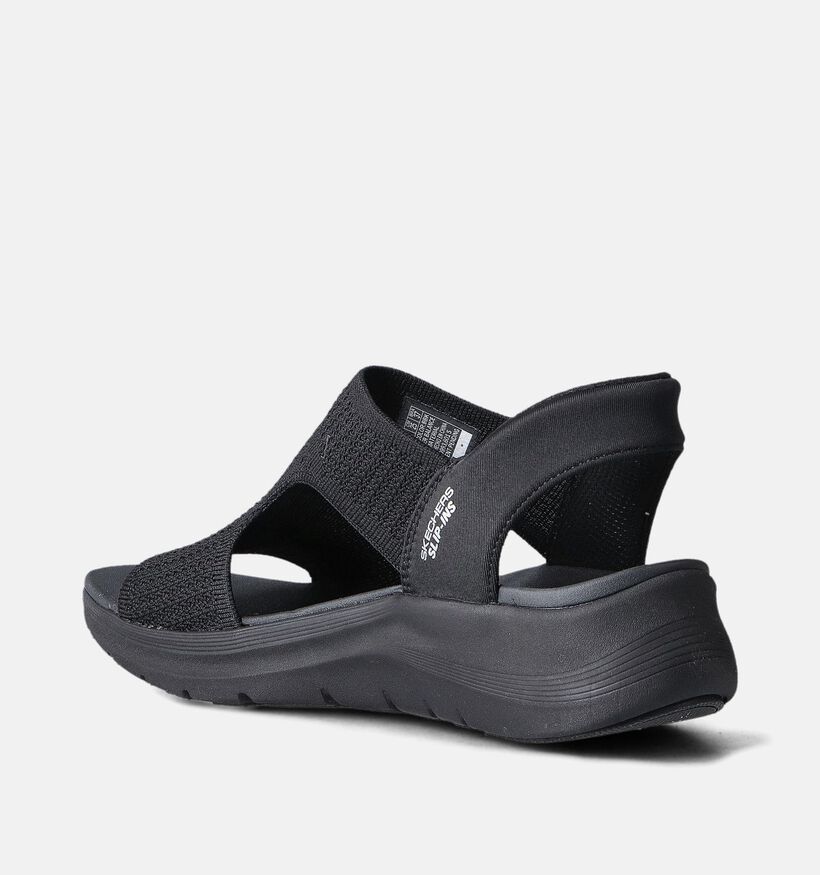 Skechers Arch Fit 2.0 Everyday Zwarte Sandalen voor dames (354727)