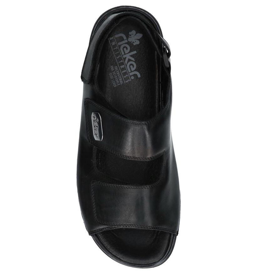 Rieker Sandales en Noir en cuir (308618)