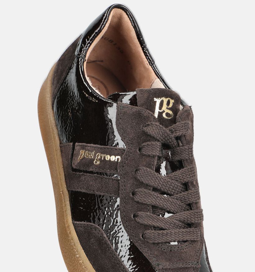 Paul Green Donkerbruine Sneakers voor dames (379787)