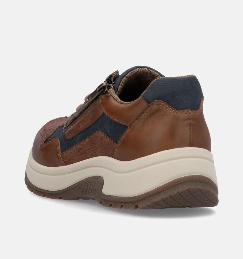 Rieker Chaussures à lacets en Cognac pour hommes (351300) - pour semelles orthopédiques