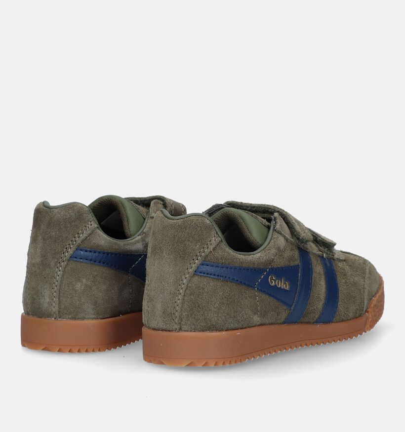 Gola Harrier Strap Baskets en Bleu pour filles, garçons (335822)