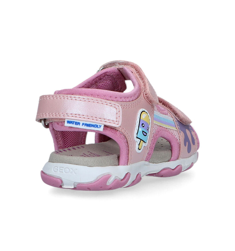 Geox Flaffee Roze Sandalen in kunstleer (326583)