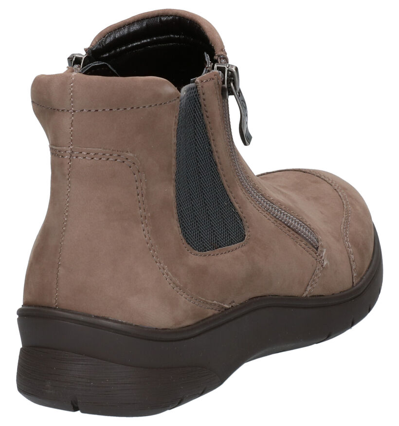 Ara Meran Taupe Hoge Schoenen in nubuck (260840)