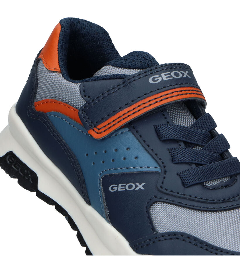 Geox Pavel Blauwe Velcroschoenen voor jongens (326608) - geschikt voor steunzolen