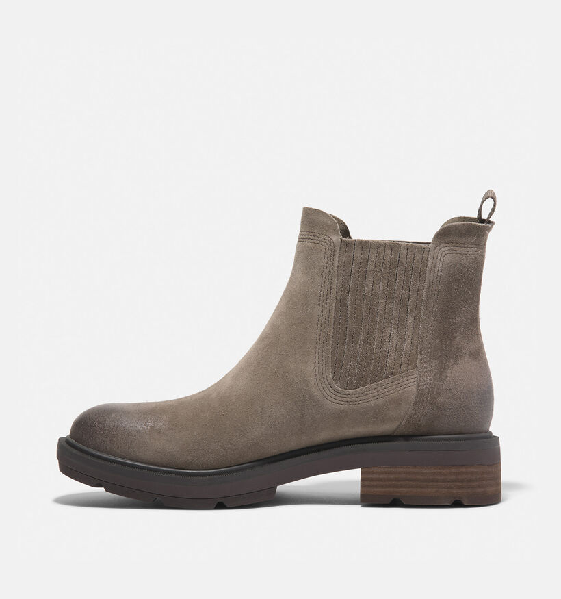 Timberland Brimfield Mid Chelsea boots en Marron pour femmes (346062) - pour semelles orthopédiques