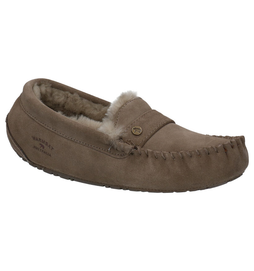 Warmbat Nowra Pantoufles en Cognac pour femmes (296206)