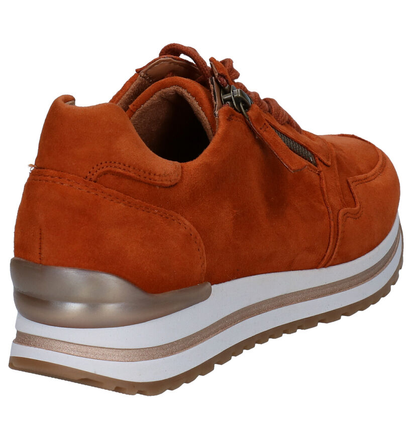 Gabor OptiFit Chaussures à Lacets en Vert kaki en daim (282377)