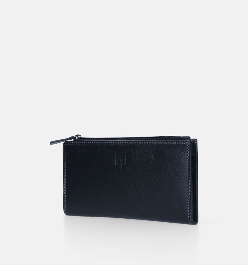 Label M Porte -monnaie à rabat en Noir pour femmes (336259)