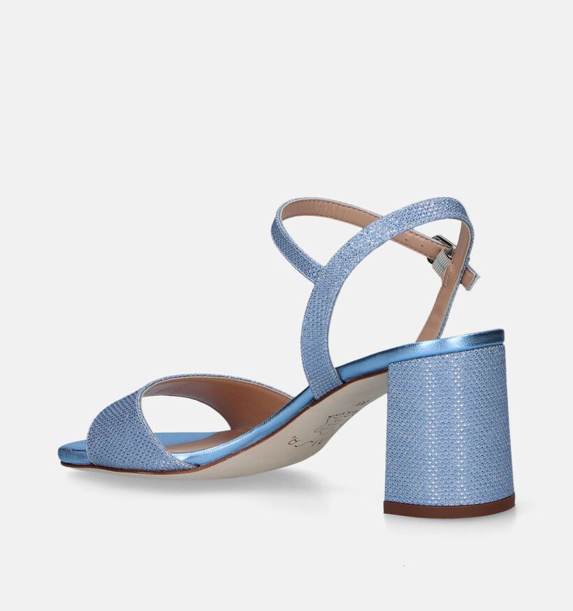 Unisa Moraty_24_LMT Sandales avec talon en Bleu pour femmes (341161)