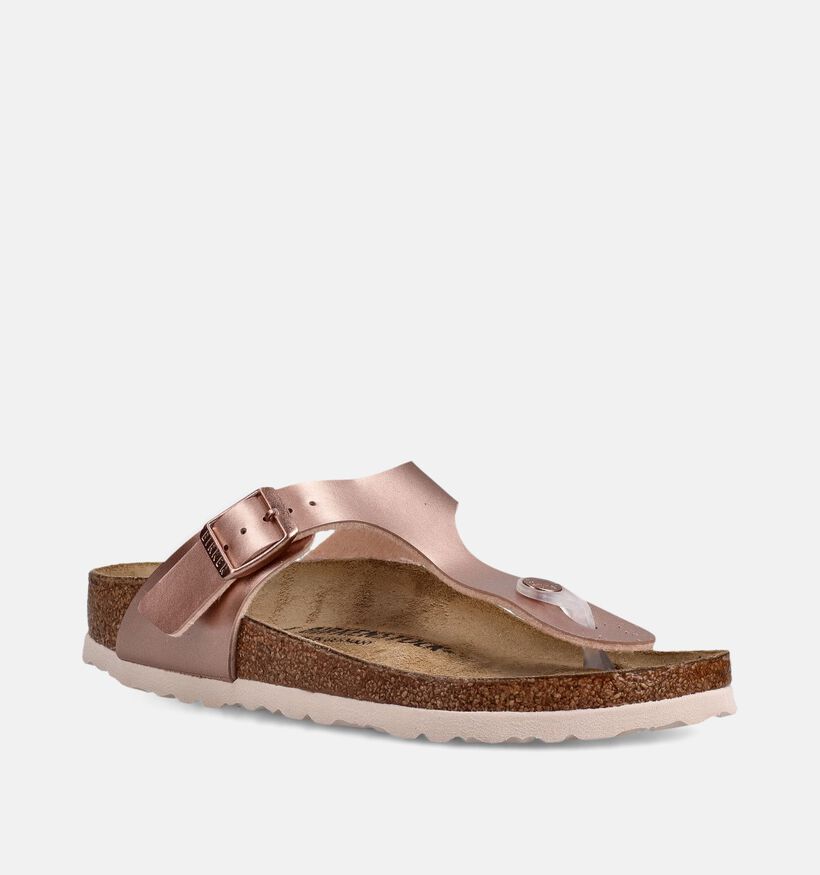 Birkenstock Gizeh Rose Gold Teenslippers voor meisjes (368282)