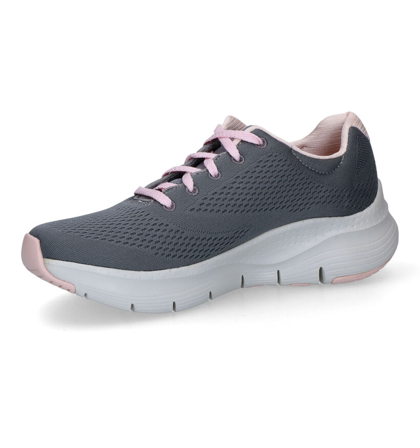 Skechers Arch Fit Big Appeal Baskets en Noir pour femmes (310636) - pour semelles orthopédiques