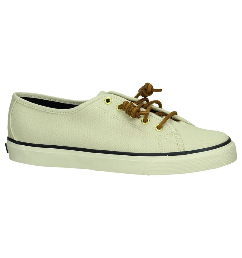 Sperry Seacoast Canvas Ecru Sneakers , , pdp