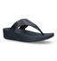 FitFlop Lulu Leather Toepost Witte Teenslippers in leer (320463)