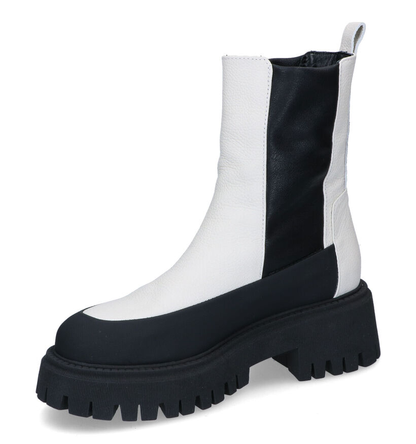 Curiosité Witte Chelsea Boots voor dames (298889)