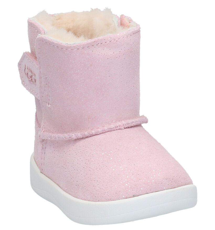 UGG Keelan Sparkle Bottes pour Bébe en Rose en daim (254110)