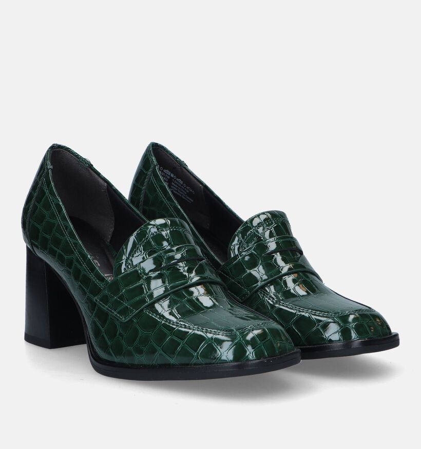 Tamaris Groene Mocassins met hak voor dames (344601)