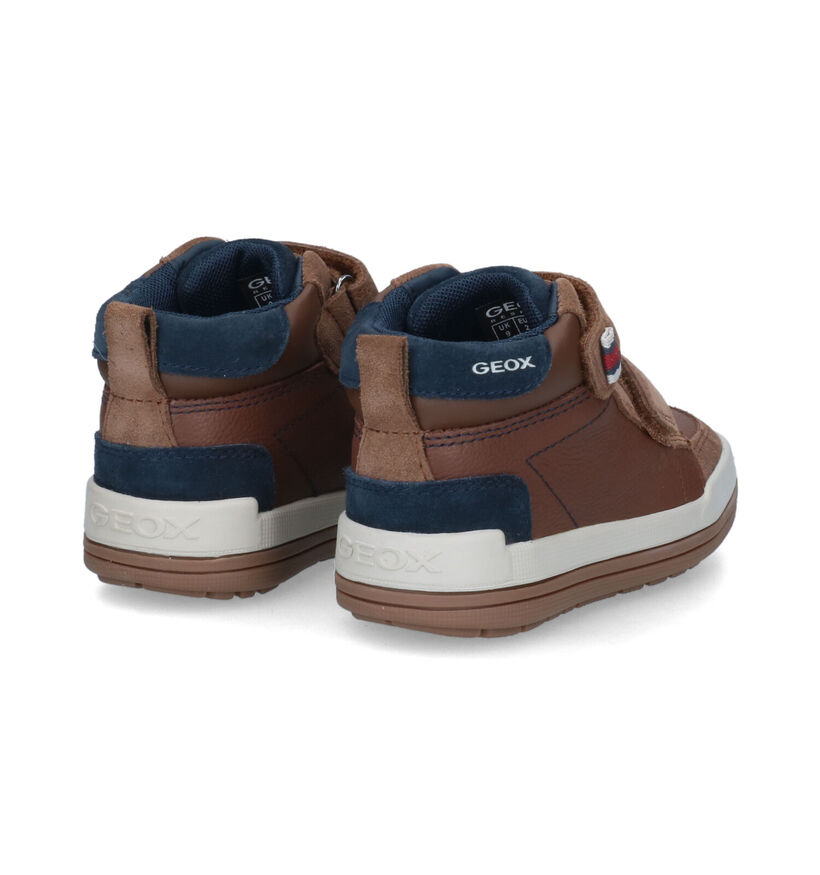 Geox Charz Bruine Hoge Schoenen in kunstleer (317600)
