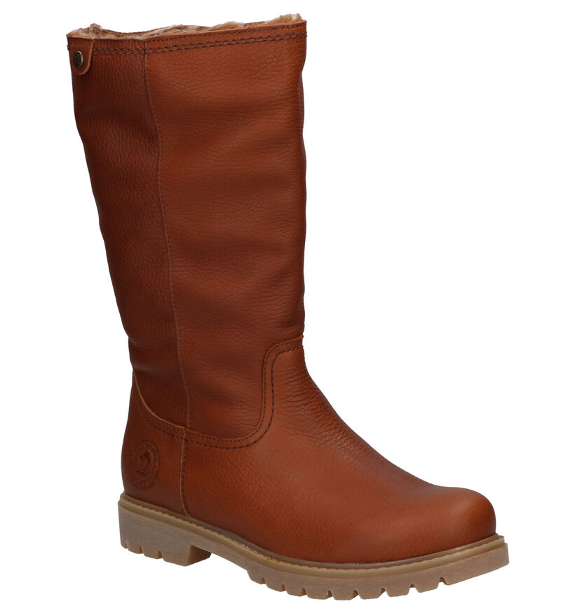 Panama Jack Bambina Bottes en Cognac en cuir (259292)