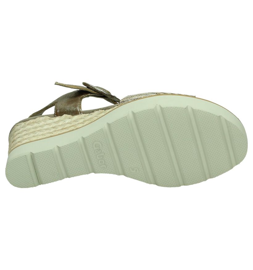 Gouden Sandalen met Sleehak Gabor, , pdp