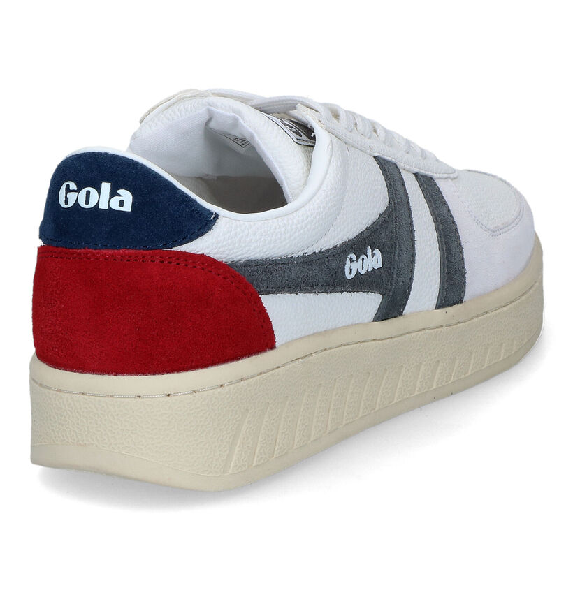 Gola Grandslam Trident Chaussures à lacets en Blanc pour hommes (314225) - pour semelles orthopédiques