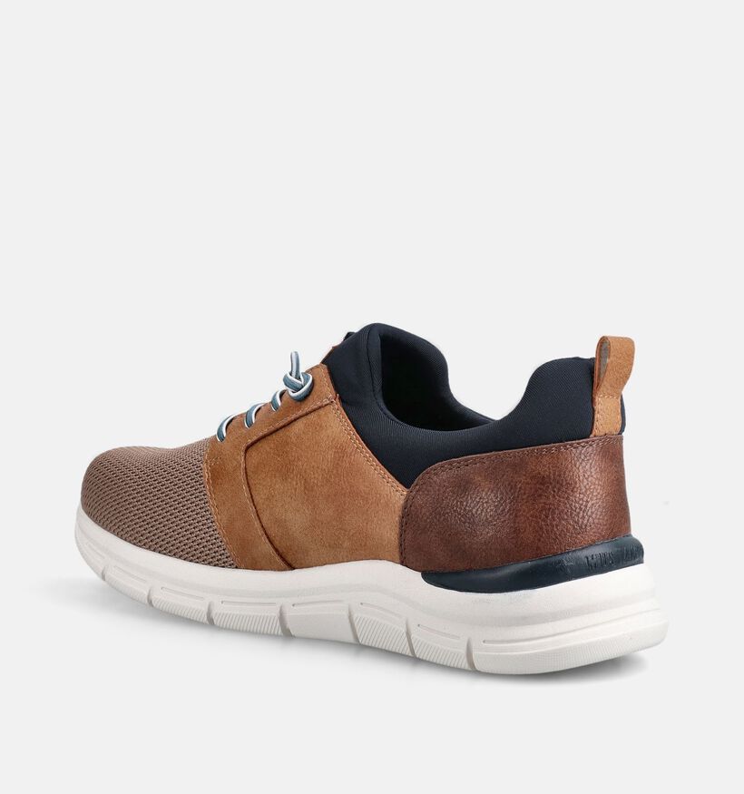 Mustang Mocassins en Marron pour hommes (372962) - pour semelles orthop&eacute;diques