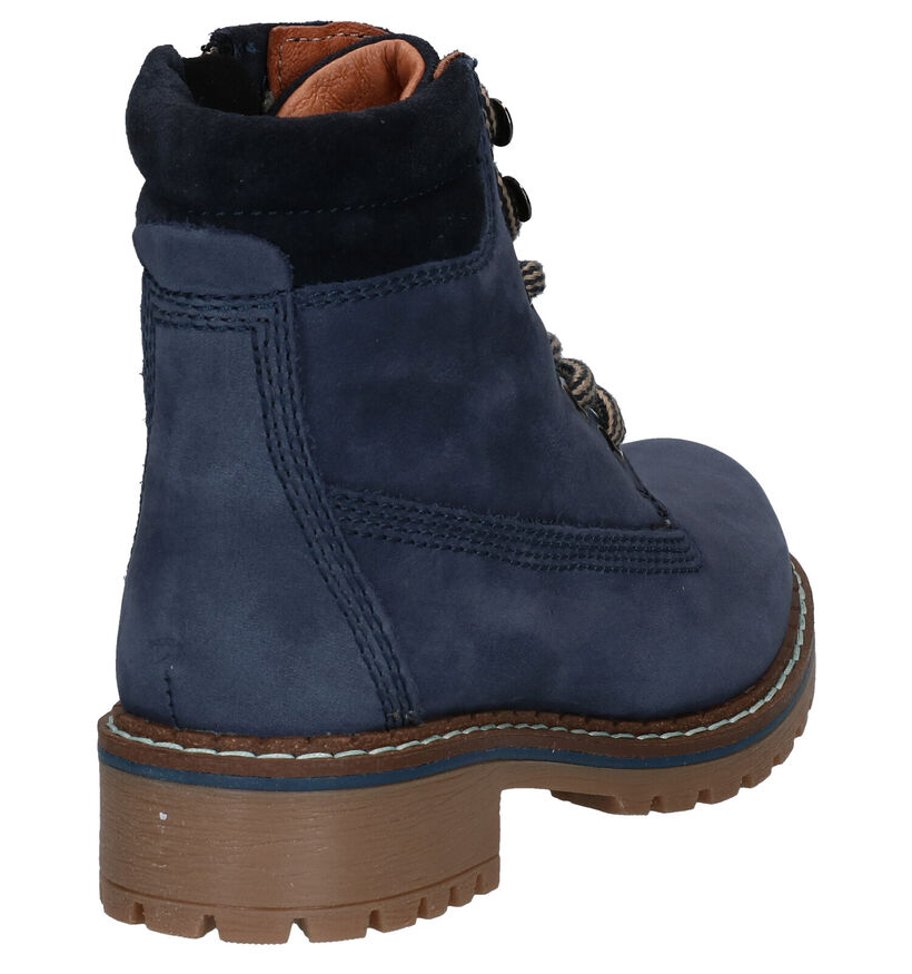 Dazzle Blauwe Boots in nubuck (278836)