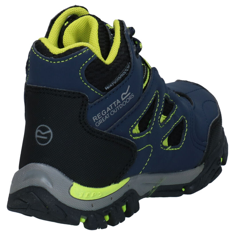 Regatta Holcombe Chaussures de randonnée en Bleu pour garçons (313309) - pour semelles orthopédiques