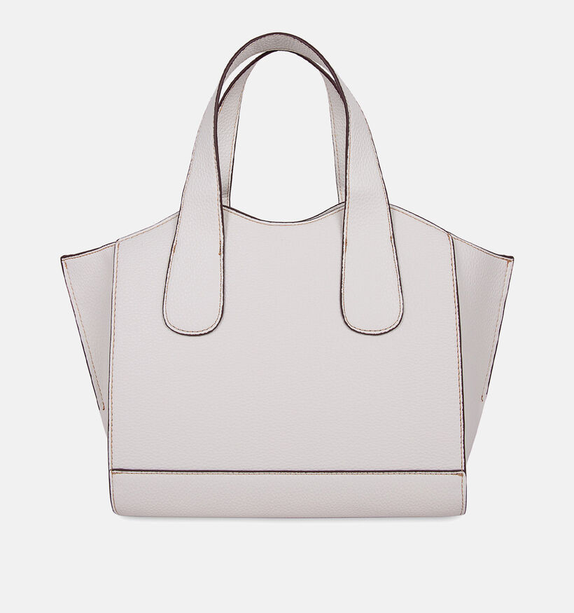 Laurent David Witte/Beige Handtas voor dames (373937)