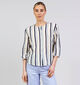 Vila Caligo Blouse en Jaune/Bleu pour femmes (369460)