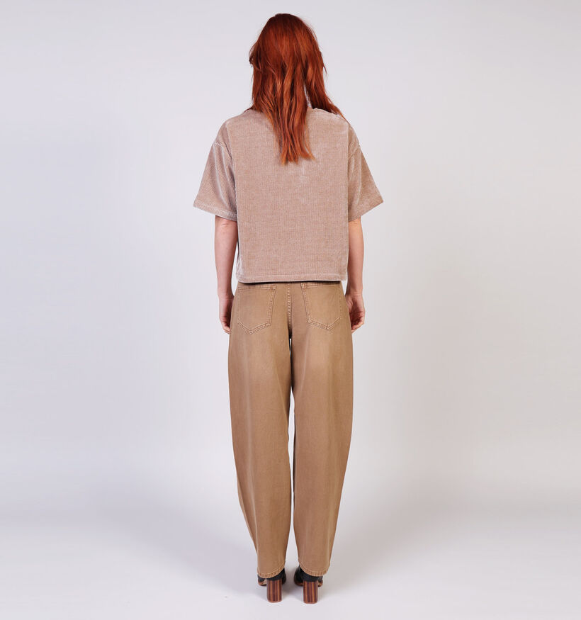 Rue Mazarine Softly Lichtbruine T-shirt voor dames (365513)