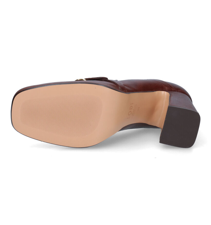 Lodi Lin2013 Escarpins en Cognac pour femmes (317254)