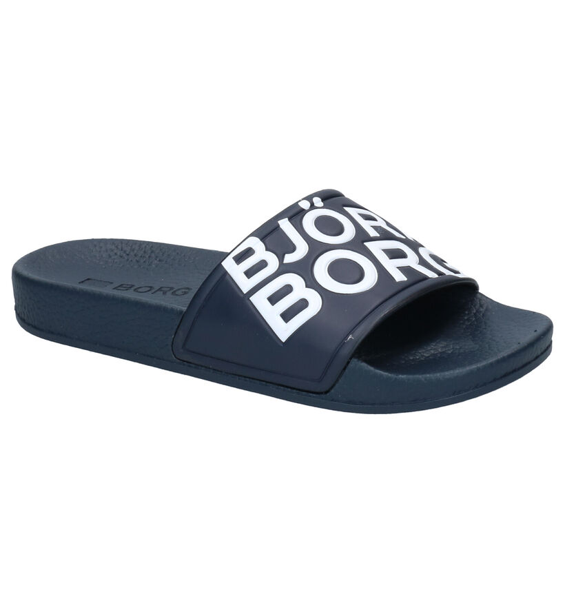 Björn Borg Cruz Blauwe Badslippers in kunststof (265998)