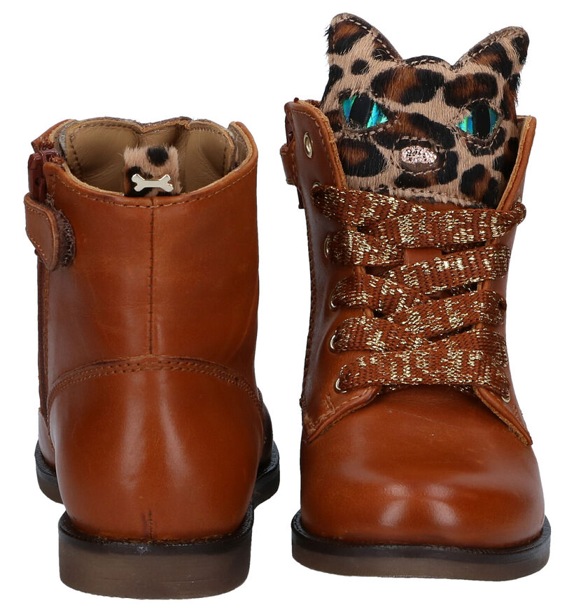 STONES and BONES Caste Cognac Boots voor meisjes (295053) - geschikt voor steunzolen