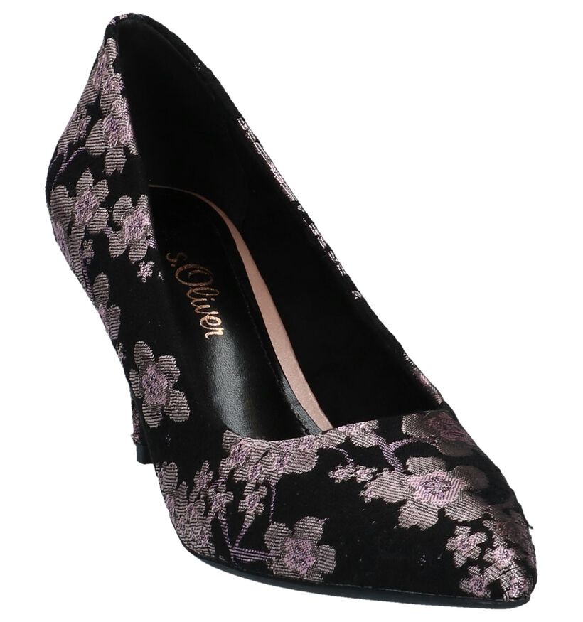 s.Oliver Escarpins classiques en Multicolore en textile (231823)