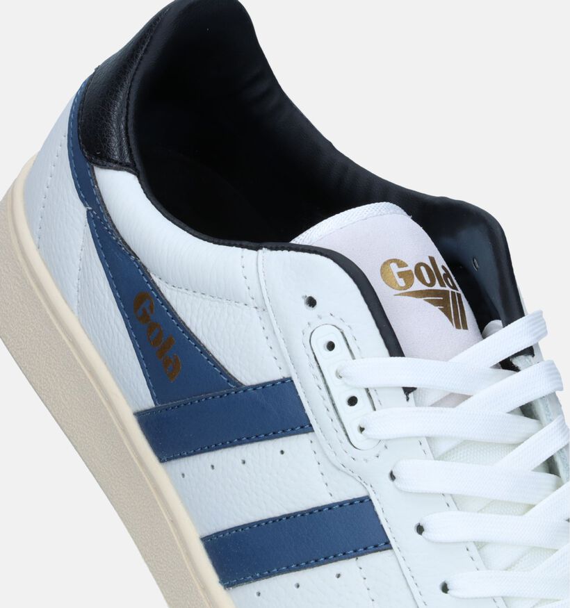 Gola Contact Leather Witte Sneakers voor heren (336340) - geschikt voor steunzolen