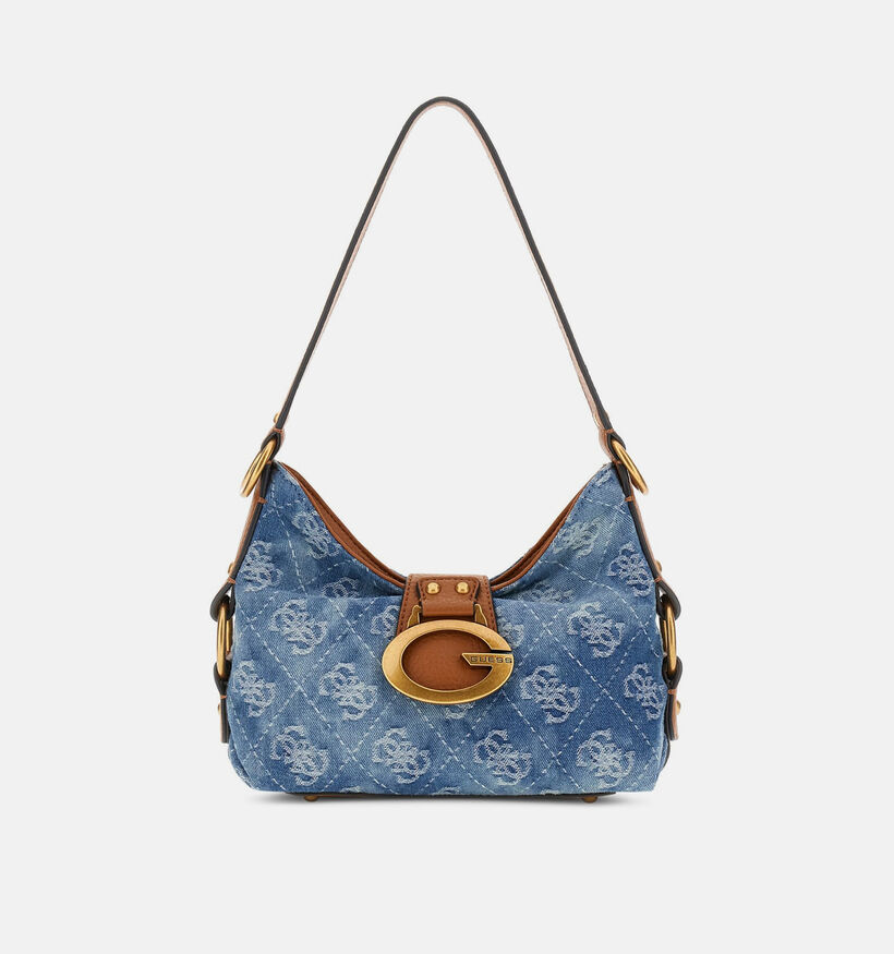 Guess Camden Mini Blauwe Schoudertas voor dames (375908)