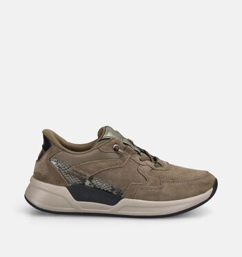 Gabor Low Sneakers Bruin/Groen