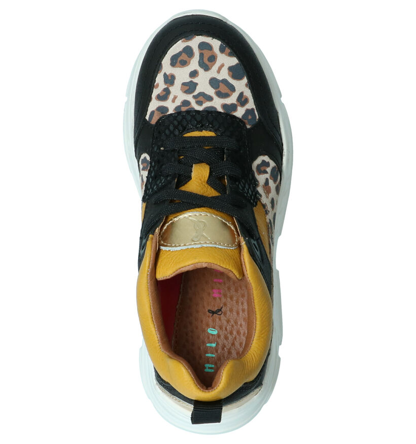 Milo & Mila Multicolor Sneakers in leer (261163)