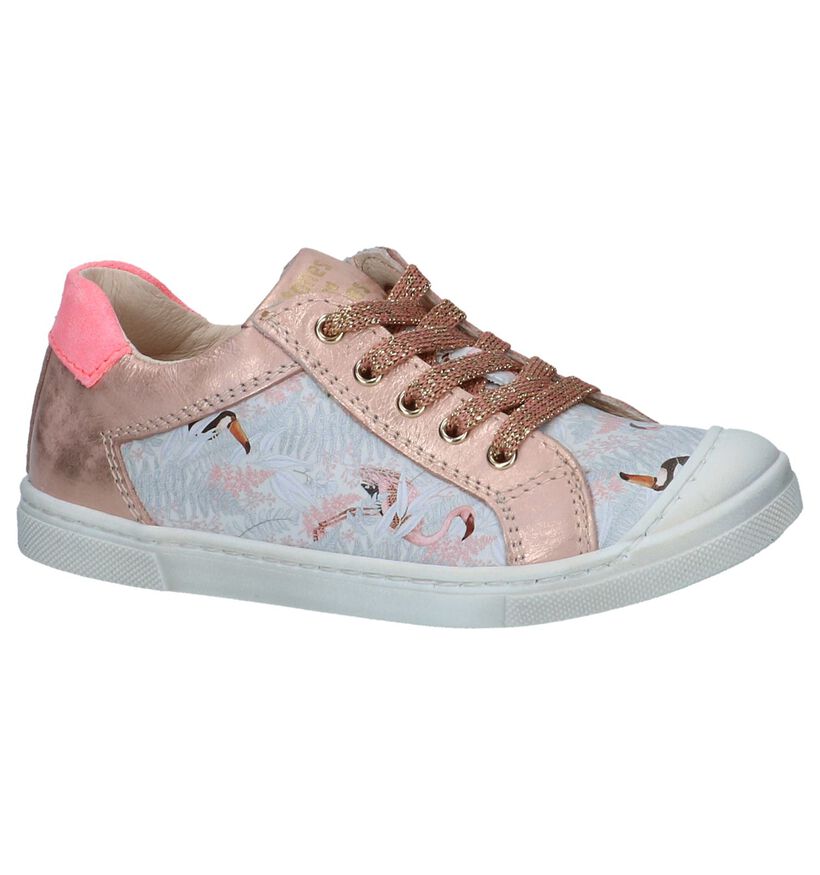 STONES and BONES Chaussures basses en Or rose en cuir (239885)