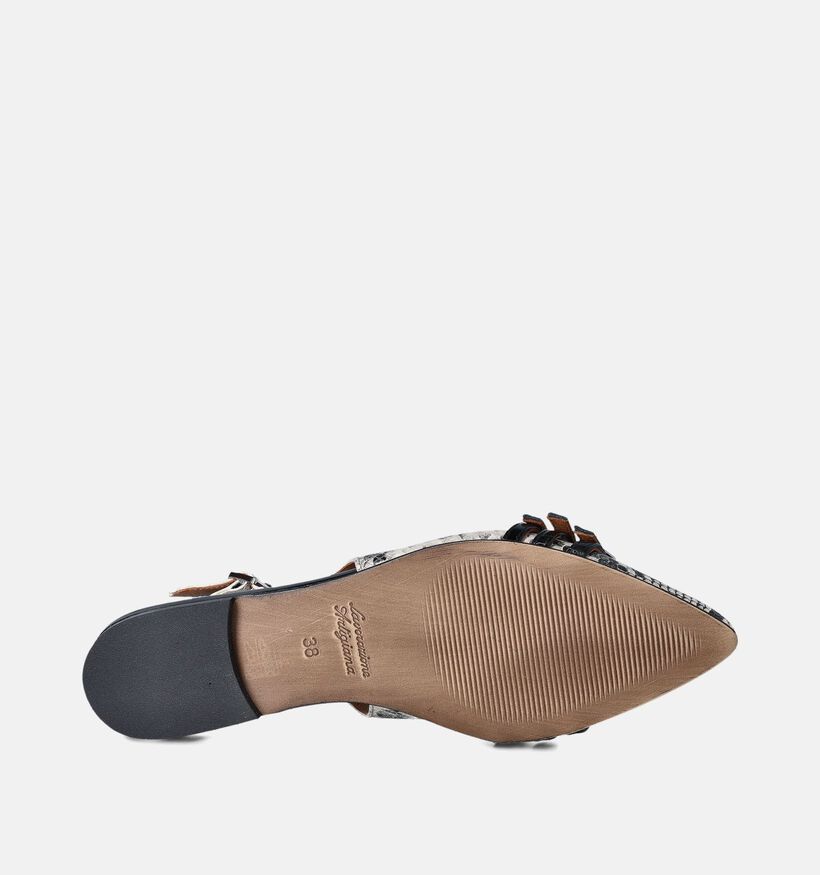Laurent David Grijze Slingback Ballerina's voor dames (357622)