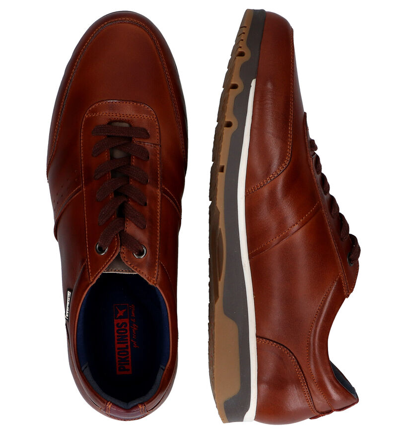 Pikolinos Alarcon Chaussures à lacets en Cognac en cuir (298236)