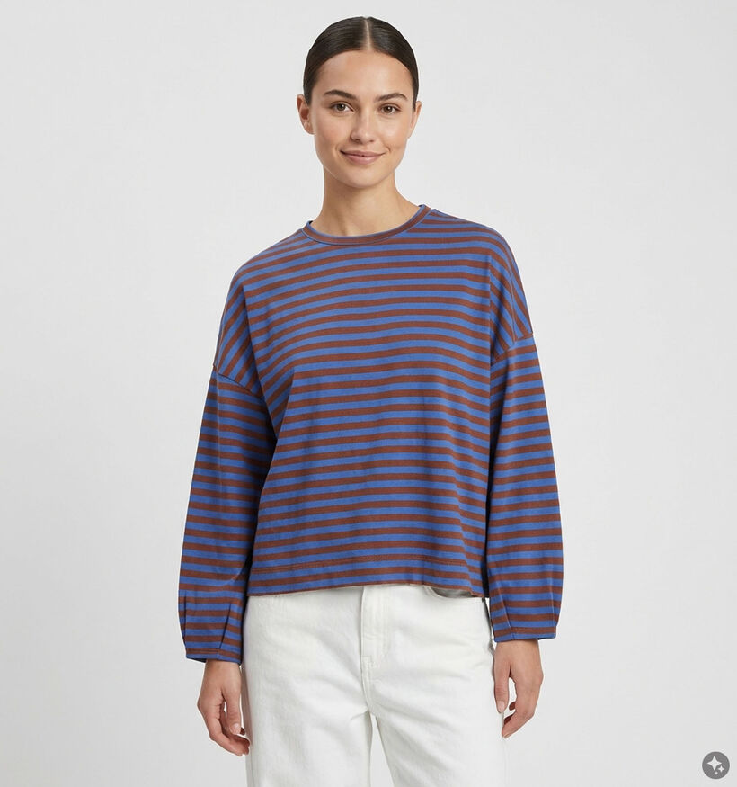 Desires Taianna Oversized Blauwe Sweater voor dames (379178)